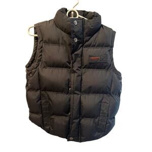 ⭐️ Boys J. Whistler Black Heavy Puffer Vest Size 14/16 Fall Outdoor Gorpcore